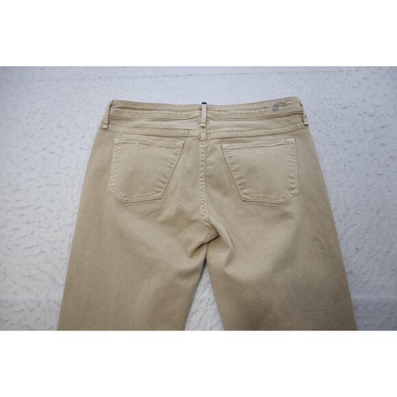 Lacoste Earnest Sewn Harlan Cigarette Leg Stretch Jeans Beige Womens Sz 29 x 32 - Picture 6 of 7